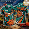 Maxcorners Clay Shooting Geometric Target Burst Multiple Options Personalized Name, Team Name 3D Shirt