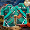 Maxcorners Clay Shooting Athletic Stripe Pattern Multiple Options Personalized Name, Team Name 3D Shirt