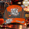 Maxcorners 12 Gauge Shell Metallic Badge Trap Shooting Personalized Name 3D Cap