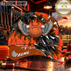 Maxcorners Flaming Winged Clay Target Trap Shooting Personalized Name 3D Cap