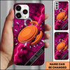 Maxcorners Electric Clay Explosion Blue Target Shooting Personalized Name Trap Shooting Phone Case