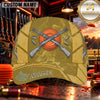 Maxcorners Crossed Shotguns Geometric Target Trap Shooting Personalized Name 3D Cap