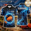 Maxcorners Clay Target Shooting Lightning Vortex Multiple Options Personalized Name, Team Name 3D Shirt