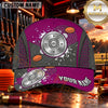 Maxcorners 12 Gauge Shell Metallic Badge Trap Shooting Personalized Name 3D Cap