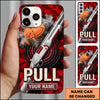 Maxcorners Steel Shotgun Badge Pull Clay Target Personalized Name Trap Shooting Phone Case