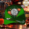Maxcorners Shotgun Shell Target Badge Trap Shooting Personalized Name 3D Cap