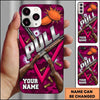 Maxcorners Double Shotgun Chevron Pull Clay Target Personalized Name Trap Shooting Phone Case