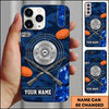 Maxcorners Shotgun Shell Target Badge Sporting Clays Personalized Name Trap Shooting Phone Case