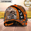 Maxcorners Dog Hunting And Duck Hunting Flying Waterfowl Camouflage Multiple Options Personalized Name 3D Cap