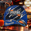 Maxcorners Metallic PULL Lightning Design Trap Shooting Personalized Name 3D Cap