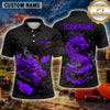 Maxcorners Skull Electric Predator Multiple Options Personalized Name, Team Name 3D Shirt