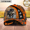 Maxcorners Dog Hunting And Duck Hunting Flying Waterfowl Camouflage Multiple Options Personalized Name 3D Cap