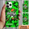 Maxcorners Shattered Geometric Pull Clay Target Personalized Name Trap Shooting Phone Case