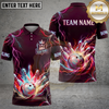 Maxcorners Bowling Electric Plasma Strike Multiple Options Personalized Name, Team Name 3D Shirt