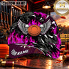 Maxcorners Flaming Winged Clay Target Trap Shooting Personalized Name 3D Cap
