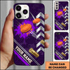 Maxcorners 12 Gauge Shell Emblem Pull Clay Target Personalized Name Trap Shooting Phone Case