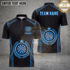 Maxcorners Darts Polynesian Tribal Dartboard Laurel Emblem Multiple Options Personalized Name, Team Name 3D Shirt