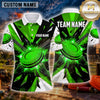 Maxcorners Clay Shooting Shattered Geometric Multiple Options Personalized Name, Team Name 3D Shirt