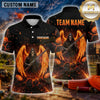 Maxcorners Skull Dark Gothic Artwork Multiple Options Personalized Name, Team Name 3D Shirt
