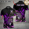 Maxcorners Darts Dartboard Splash and Flying Darts Geometric Design Multiple Options Personalized Name, Team Name 3D Shirt