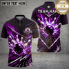 Maxcorners Bowling Galactic Strike Explosion Multiple Options Personalized Name, Team Name 3D Shirt