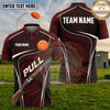 (5 Colors) Maxcorners Trap Shooting PULL Shotgun Clay Target Flowing Lines Multiple Options Personalized Name, Team Name 3D Shirt