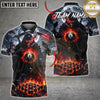 Maxcorners Billiards Grim Reaper Flaming 8 Ball Multiple Options Personalized Name, Team Name 3D Shirt