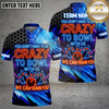 Maxcorners Bowling Crazy Team Funny Quote Multiple Options Personalized Name, Team Name 3D Shirt