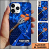 Maxcorners Camo Clay Shotgun Pull Clay Target Personalized Name Trap Shooting Phone Case