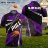(5 Colors) Maxcorners Trap Shooting PULL Shotgun Clay Target Honeycomb Stripes Multiple Options Personalized Name, Team Name 3D Shirt