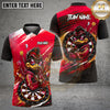 Maxcorners Darts Angry Duck Dartboard Sport Artwork Multiple Options Personalized Name, Team Name 3D Shirt