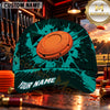 Maxcorners Orange Clay Target Graphic Clay Shooting Personalized Name 3D Cap