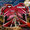 Maxcorners Clay Shooting Dynamic Sports Stripes Multiple Options Personalized Name, Team Name 3D Shirt