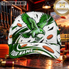 Maxcorners White Eagle Flying Targets Trap Shooting Personalized Name 3D Cap