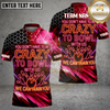 Maxcorners Bowling Crazy Team Funny Quote Multiple Options Personalized Name, Team Name 3D Shirt