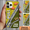 Maxcorners Vertical Shotgun Typography Pull Clay Target Personalized Name Trap Shooting Phone Case