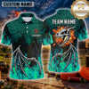 Maxcorners Trap Shooting Shirt Dragon Fire Breathing Fantasy Multiple Options Personalized Name, Team Name 3D Shirt