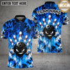 Maxcorners Bowling Angry Ball Middle Finger Graffiti Multiple Options Personalized Name, Team Name 3D Shirt