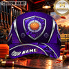 Maxcorners Blue Shield Clay Target Emblem Trap Shooting Personalized Name 3D Cap
