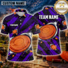 Maxcorners Octopus Ocean Monster Multiple Options Personalized Name, Team Name 3D Shirt