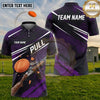 (5 Colors) Maxcorners Trap Shooting PULL Shotgun Clay Target Dynamic Slash Multiple Options Personalized Name, Team Name 3D Shirt
