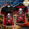 Maxcorners Skull Crossed Rifles Multiple Options Personalized Name, Team Name 3D Shirt
