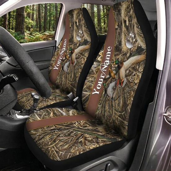Maxcorners Love Hunting Deer Woodland Camo Car Seat Covers