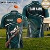 (5 Colors) Maxcorners Trap Shooting PULL Shotgun Clay Target Flowing Lines Multiple Options Personalized Name, Team Name 3D Shirt