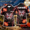 Maxcorners Tiger Roaring Lightning Multiple Options Personalized Name, Team Name 3D Shirt