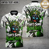 Maxcorners Bowling King Ball That's Some Bowlshit Graffiti Multiple Options Personalized Name, Team Name 3D Shirt