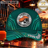 Maxcorners Trap Shooting Round Badge Trap Shooting Personalized Name 3D Cap