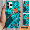 Maxcorners Camo Clay Shotgun Pull Clay Target Personalized Name Trap Shooting Phone Case
