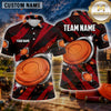 Maxcorners Octopus Ocean Monster Multiple Options Personalized Name, Team Name 3D Shirt