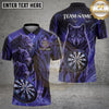 Maxcorners Darts Fierce Wolf Dartboard Lightning Artwork Multiple Options Personalized Name, Team Name 3D Shirt